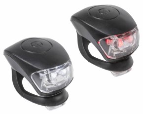 Фонарики велосипедные, передний/задний
